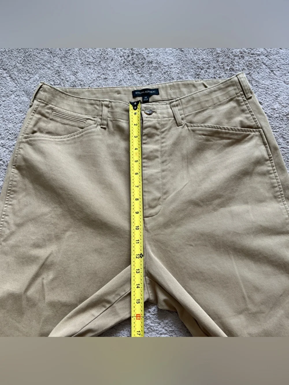 NWT Banana Republic Khaki Equestrian Riding Pants Lace Ankle Preppy Sporty Sz 14